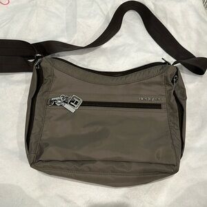 Brown Hedgren RFID Water-Repellent Travel Crossbody